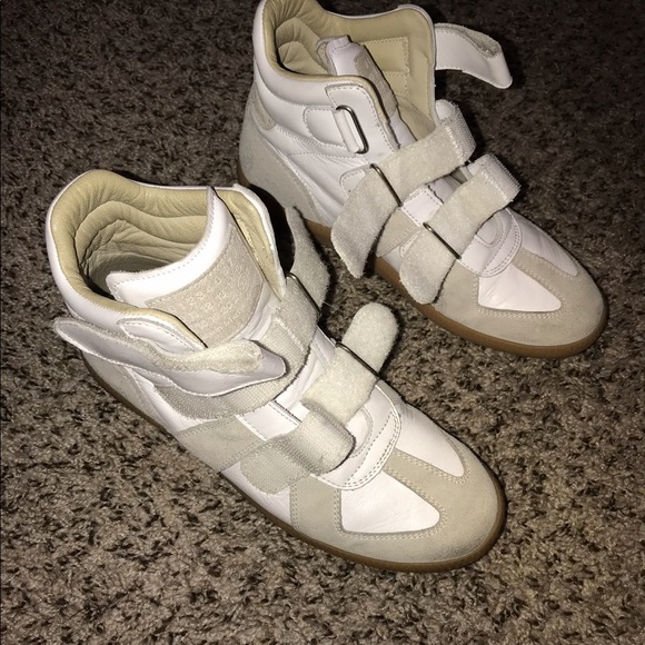 Maison Margiela triple strap hightop sneakers - Picture 2 of 5